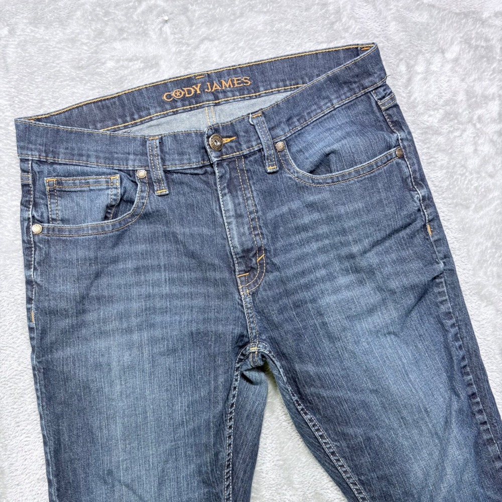 Cody James Jeans Men 36x34 Blue Straight Leg Western Stretch Denim Medium Wash